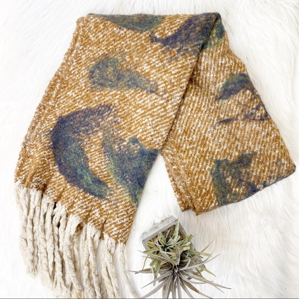 Handmade Peruvian Alpaca Warm Large Fur Shawl Scarf - Authentic